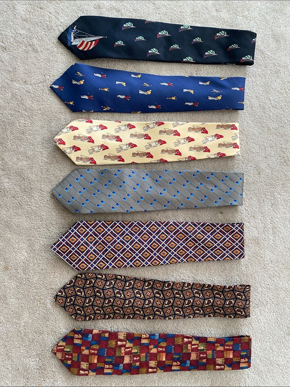 Designer Silk Tie Bundle - Ralph Lauren, Ermenegildo Zegna, Talbot, Abboud,etc